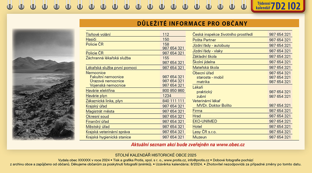 Informace SK 2025 225x125 mm 7D IO2