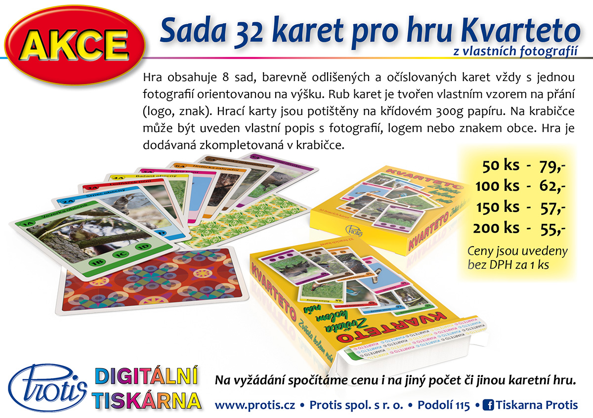 Kvarteto z vlastních fotografií