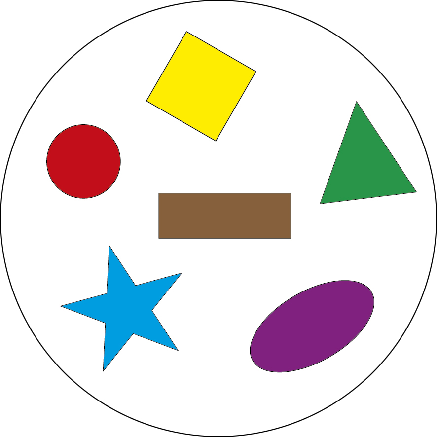 Dobble - tvary a barvy